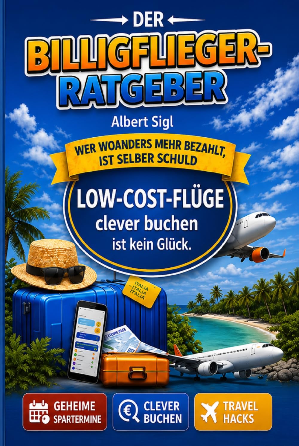 Der Billigflieger Ratgeber: Günstige Flüge buchen mit Ryanair, Wizz Air und easyJet – Gebührenfallen vermeiden und Reisekosten senken