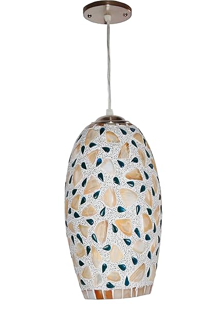 Nogaiya Glass Ceiling Lamp (Multicolor)