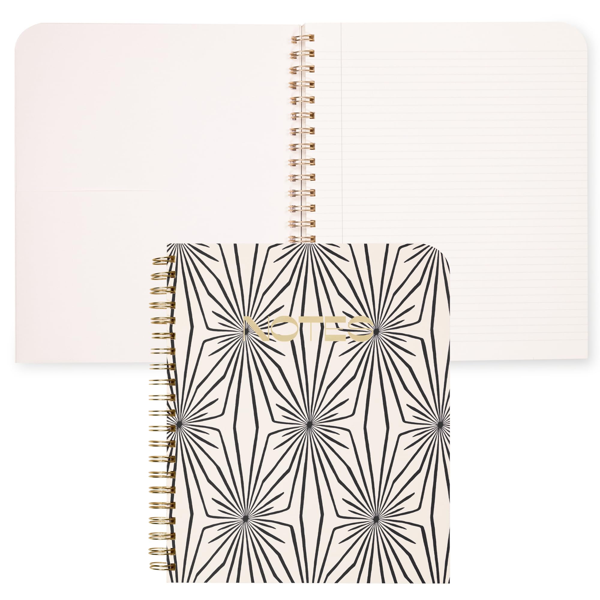 Carnet à spirales ligné grand format de composition cahier de notes couverture rigide - 8