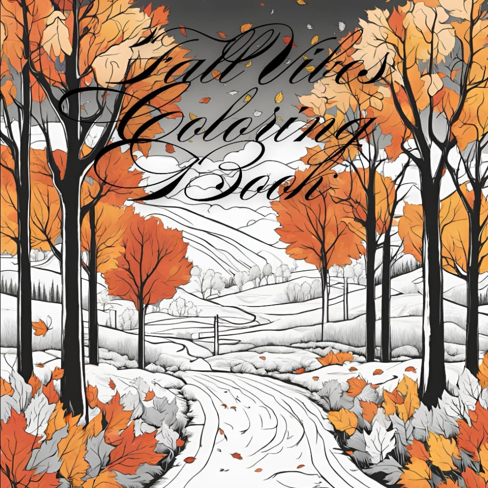 Cozy Fall Vibes Coloring Book