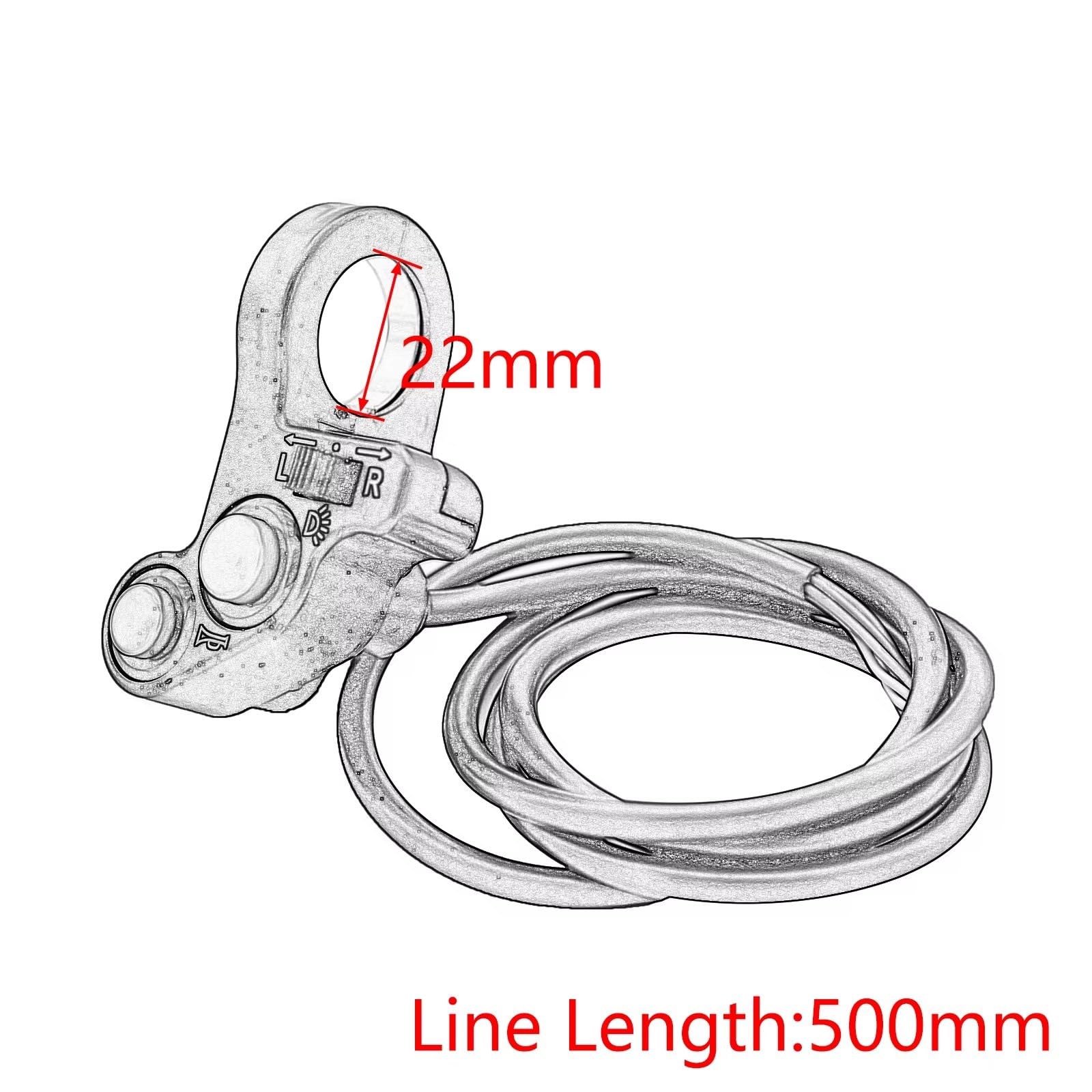 Controllo Manubrio Interruttore Moto Da 22mm Per Scooter Da Bici Con Segnale Di Svolta Universale Per Clacson Manubrio Kill Interruttore