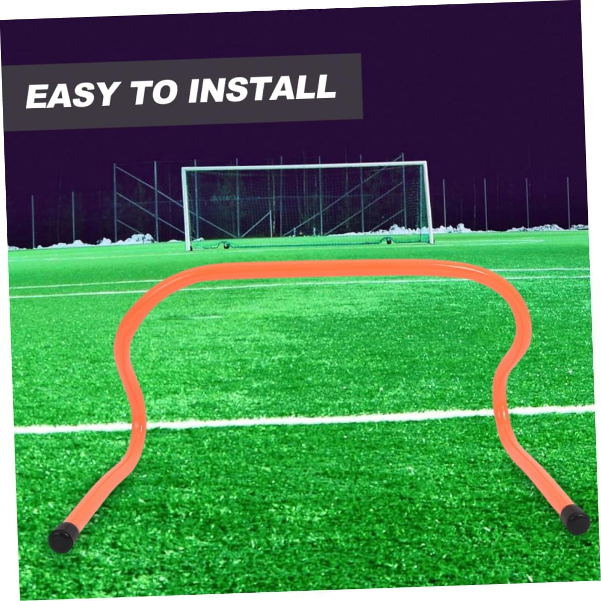4pcs Speed Hurdles Training Equipment 15cm Plastic Football Agility Hurdles for Youth Soccer Running and Speed Drills