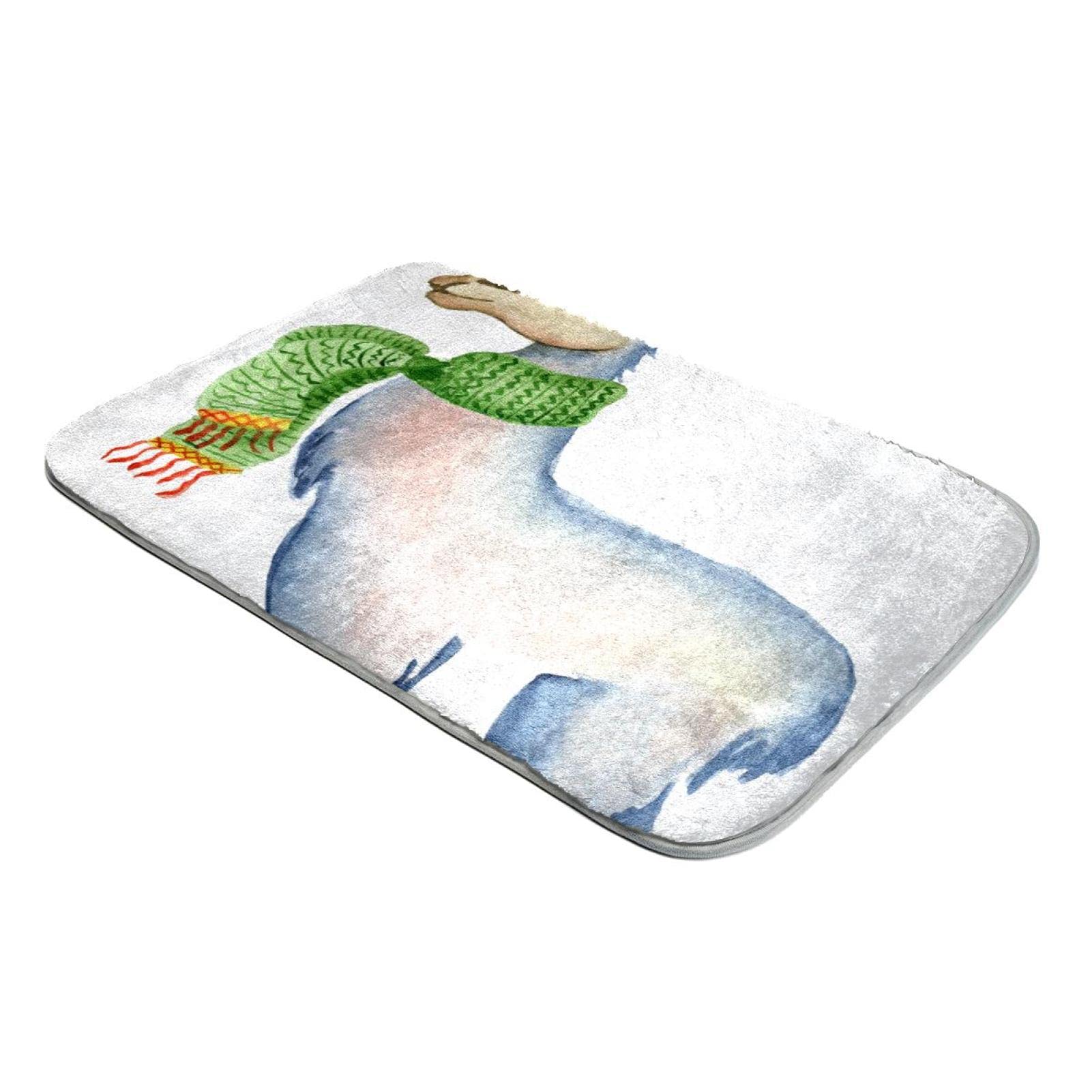 Tapis à poils longs en fausse fourrure alpaga écharpe lama doux