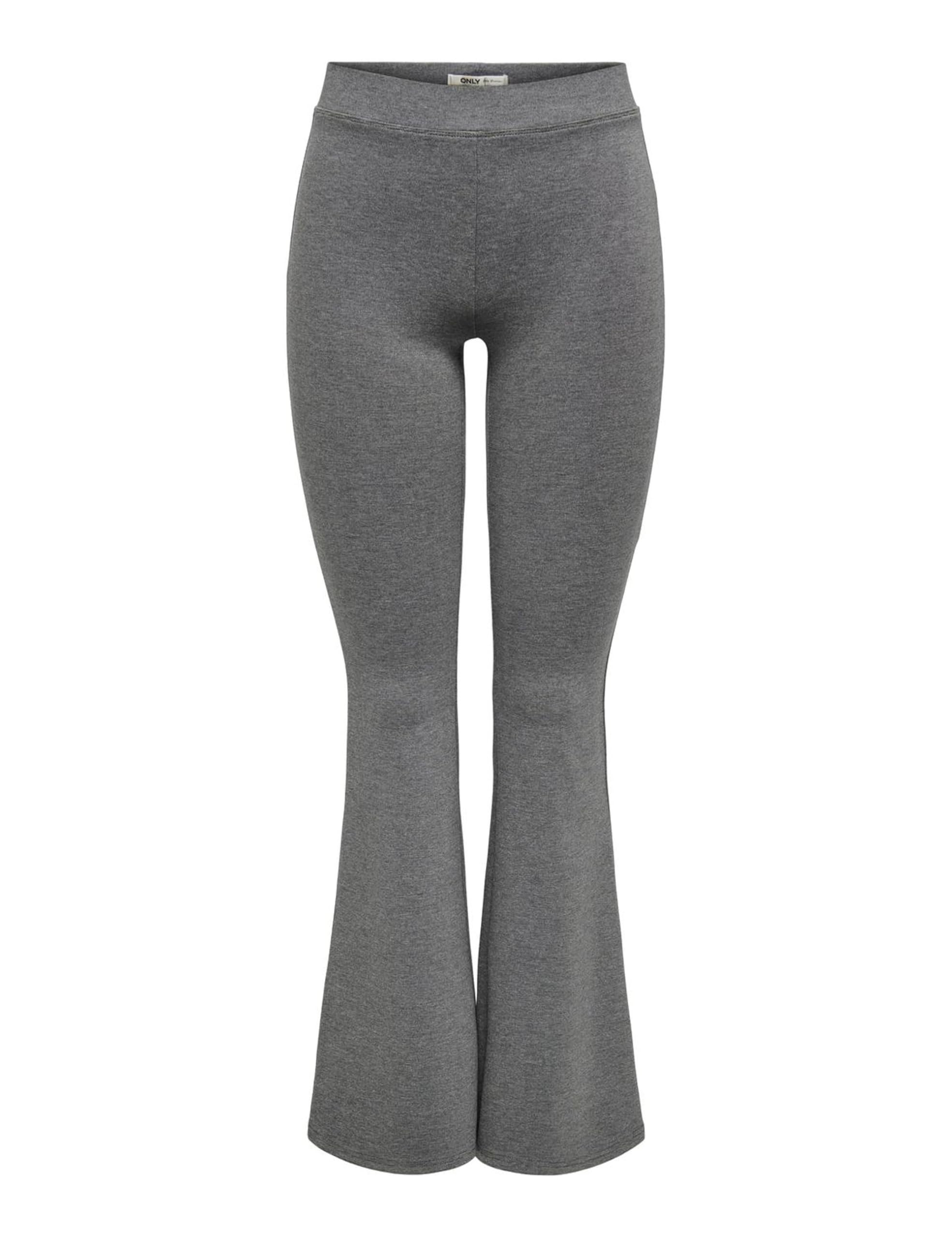 ONLY Women's Onlpaige Hw Mel Flared Pant PNT, Medium Grey Melange, M / 32L