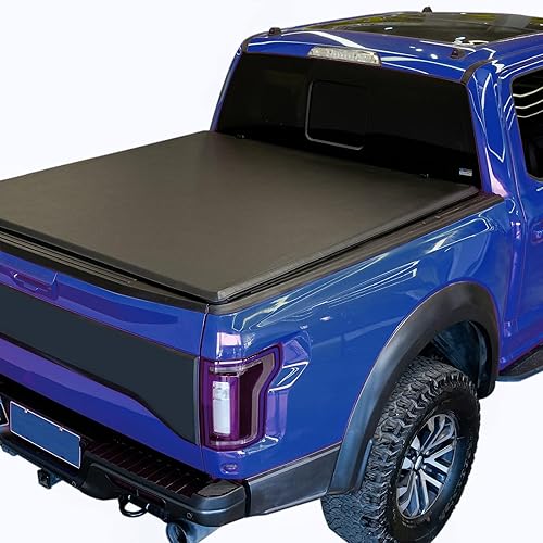 Cubierta suave enrollable para caja de camioneta compatible con Ford Ranger 2019-2022 con caja de 5 pies