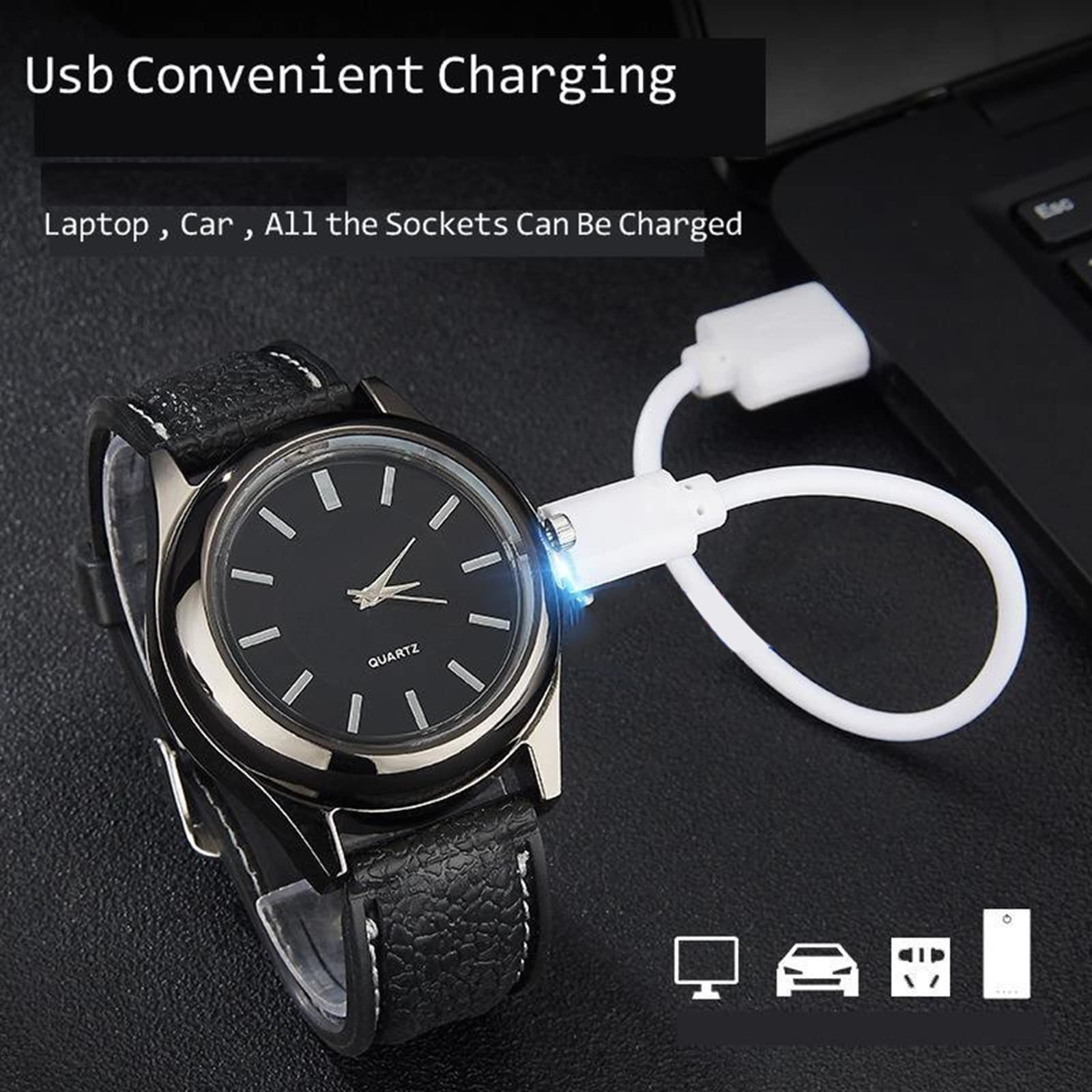 XOTAK Accendino Ricaricabile, Accendino Elettronico Con - Foto 7