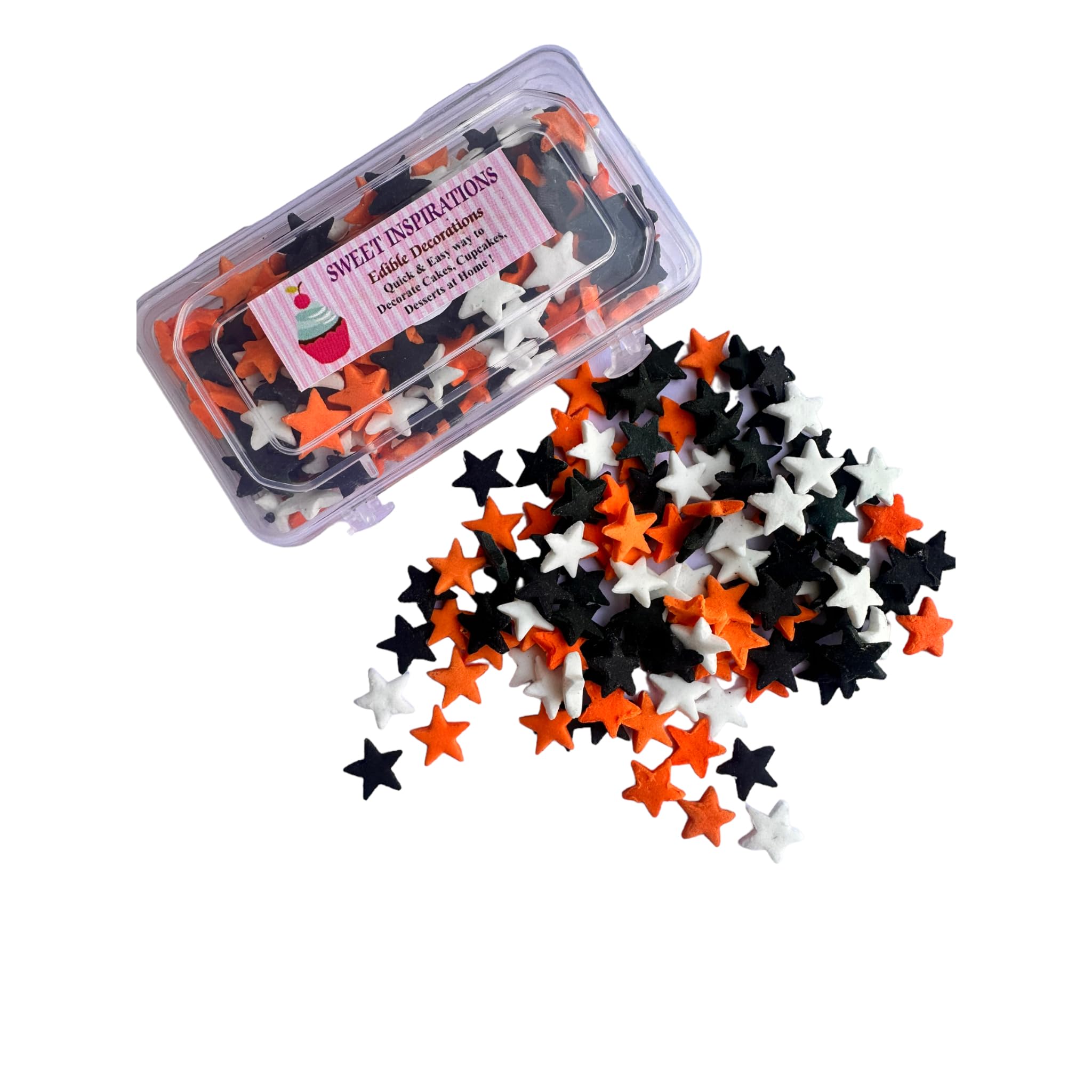 SWEET INSPIRATIONS Edible Cake decoration Sprinkles cupcake toppers HALLOWEEN DAY Star Small-60gms (B016A6ECGU) Amazon Price History, Amazon Price Tracker
