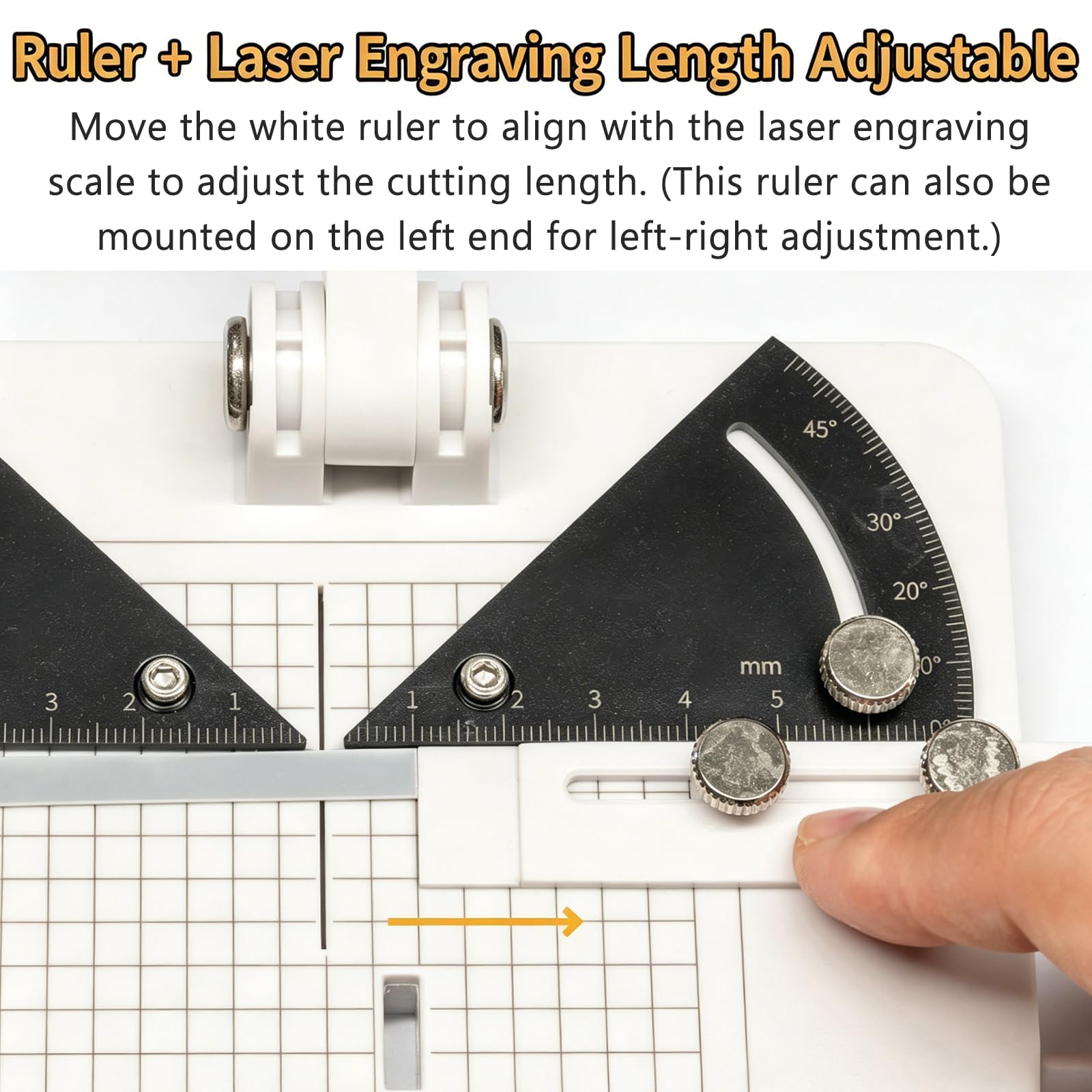 Cortador de Ángulo, Herramienta Manual de Modelismo con Guía 0-45° | Control Ajustable de Ángulo y Longitud, Cuchilla 0,23mm, para Modelos de Madera, Dioramas y Diseño Arquitectónico