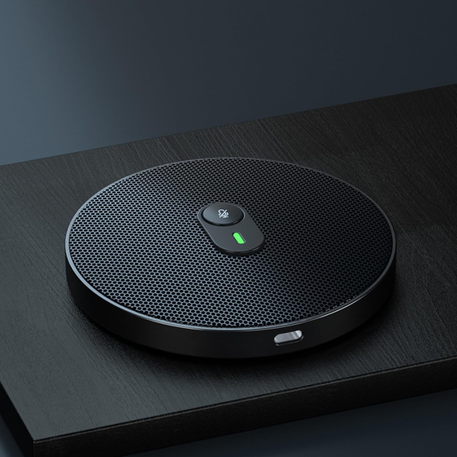 Microfono per riunioni con Pickup omnidirezionale a 360 Gradi e Altoparlante per configurazioni semplici Microfono da Tavolo Microfono con Pickup per Computer