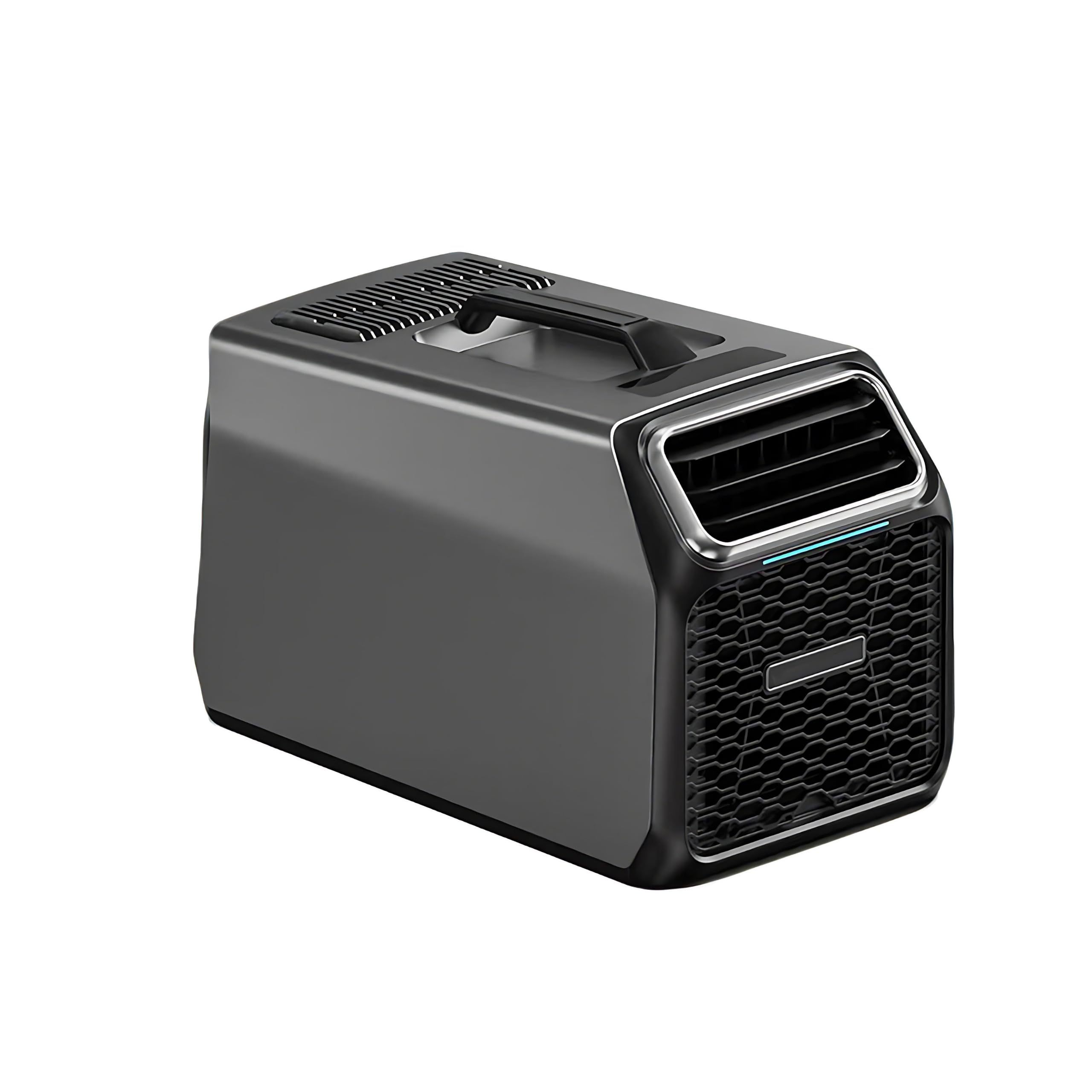 QIUNAOZI Camping Ac Unit, Compact Camping Air Conditioner - 3-in-1 Cooling, Dehumidification & 12-Hour Timer, No Outdoor Unit Needed, Easy Transport - for 53–86 Sq Ft Camping, Truck Sleepers