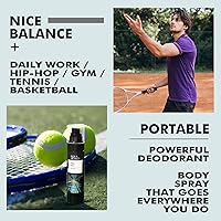 Vista 5 de Spray corporal desodorante para hombres, spray refrescante corporal para hombre, niebla de fragancia, paquete de 3, cada uno de 3.4 onzas líquidas