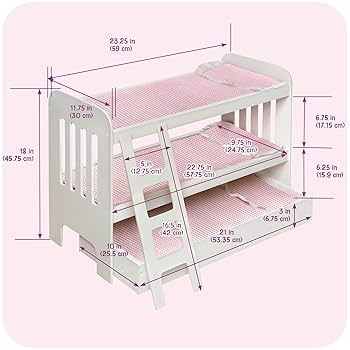 Amazon | Badger Basket トランドルベッド付き2段ベッド はしご
