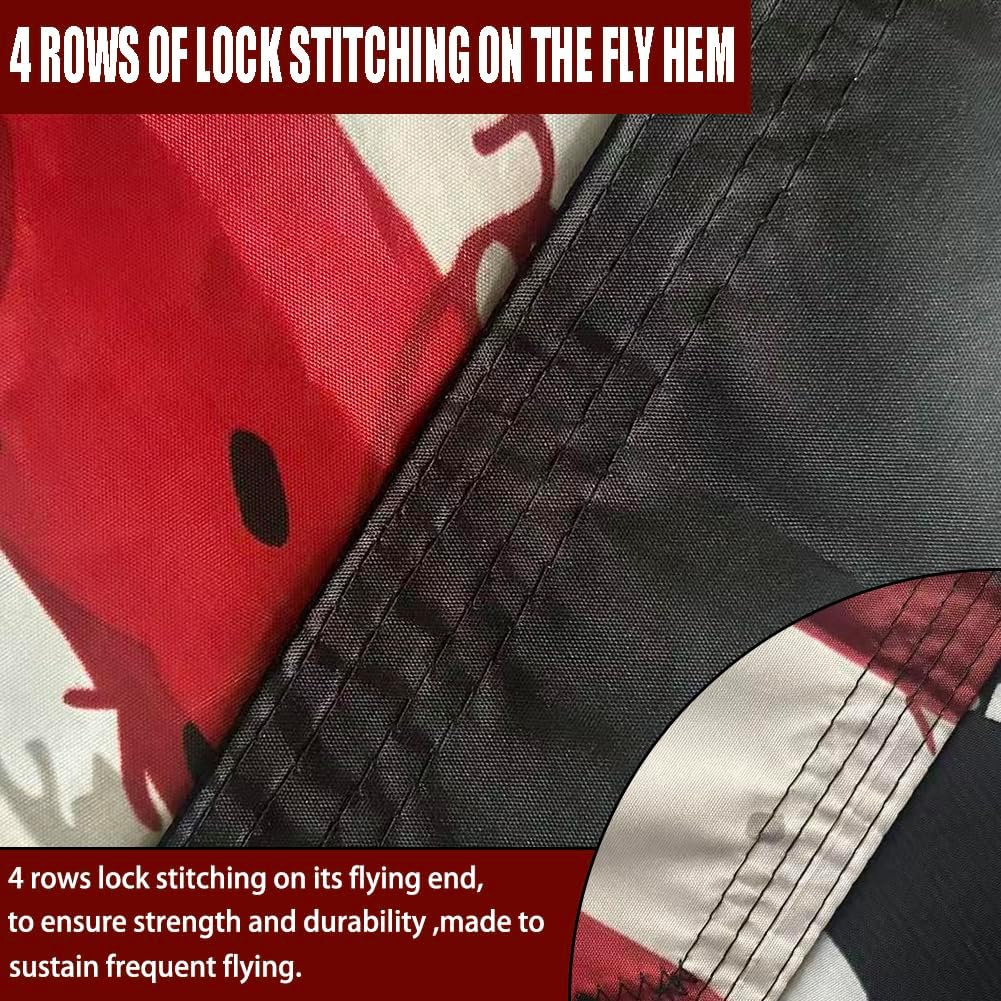 250 Anniversary USA Flag Double Sided 3 Ply 4x6 Outdoor-Heavy Duty 1776-2026 250 Year American Anniversary Commemorative Flag Banner with 2 Brass Grommets 4 Rows Stitched - Image 4