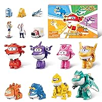 Super Wings Transforming - Giocattoli per bambini, 14 pezzi