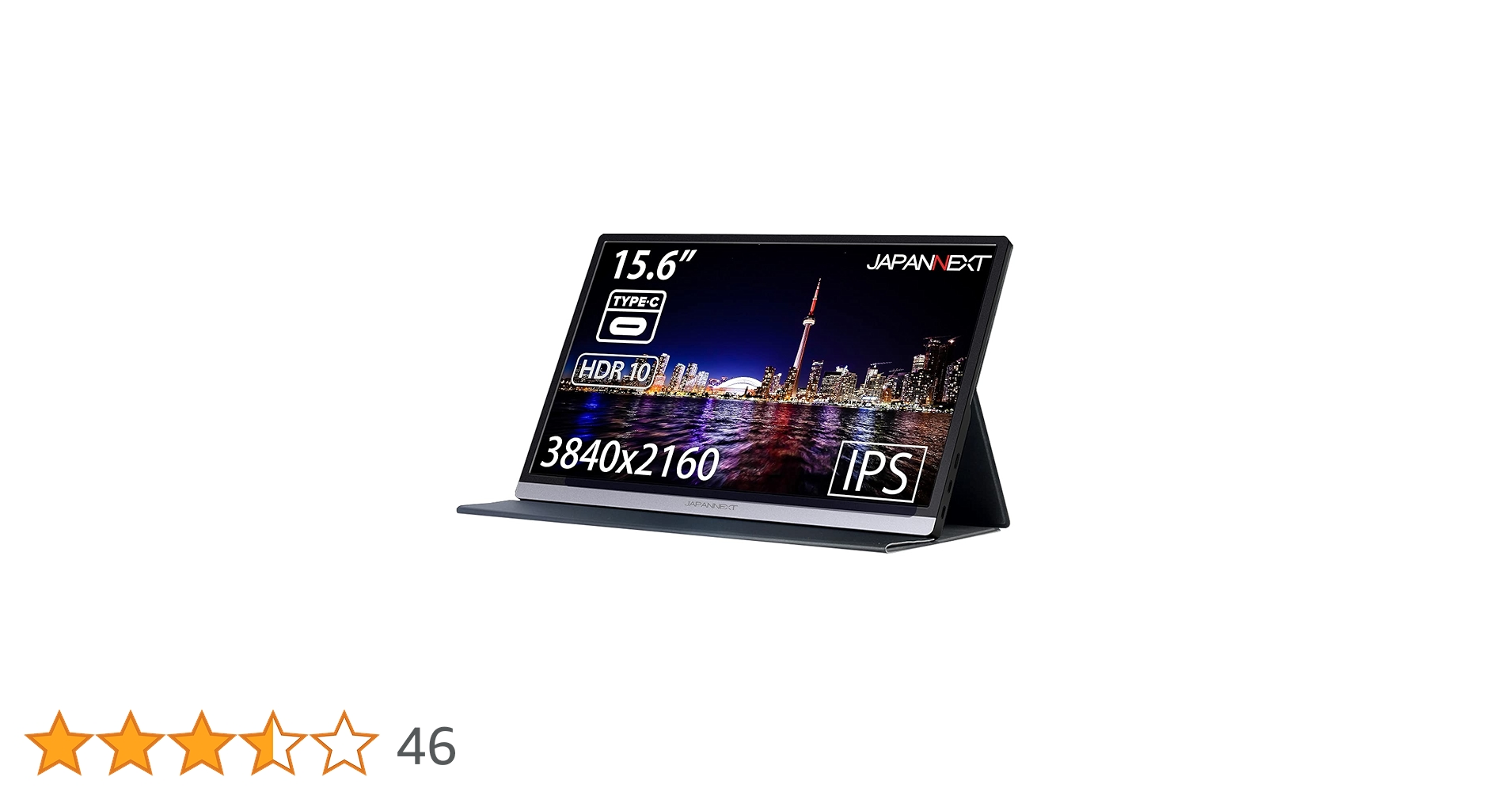 JAPANNEXT モバイルモニタ4K 15.6インチ 本体とスマートケースのみ Amazon.co.jp: JAPANNEXT 15.6インチ モバイルモニター IPS