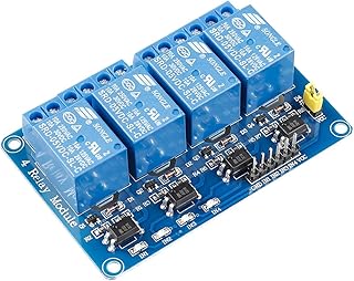 SunFounder Lab 4 Relay Module 5V 4 Channels Relay Module Compatible with Arduino R3 1280 Arm PIC AVR STM32