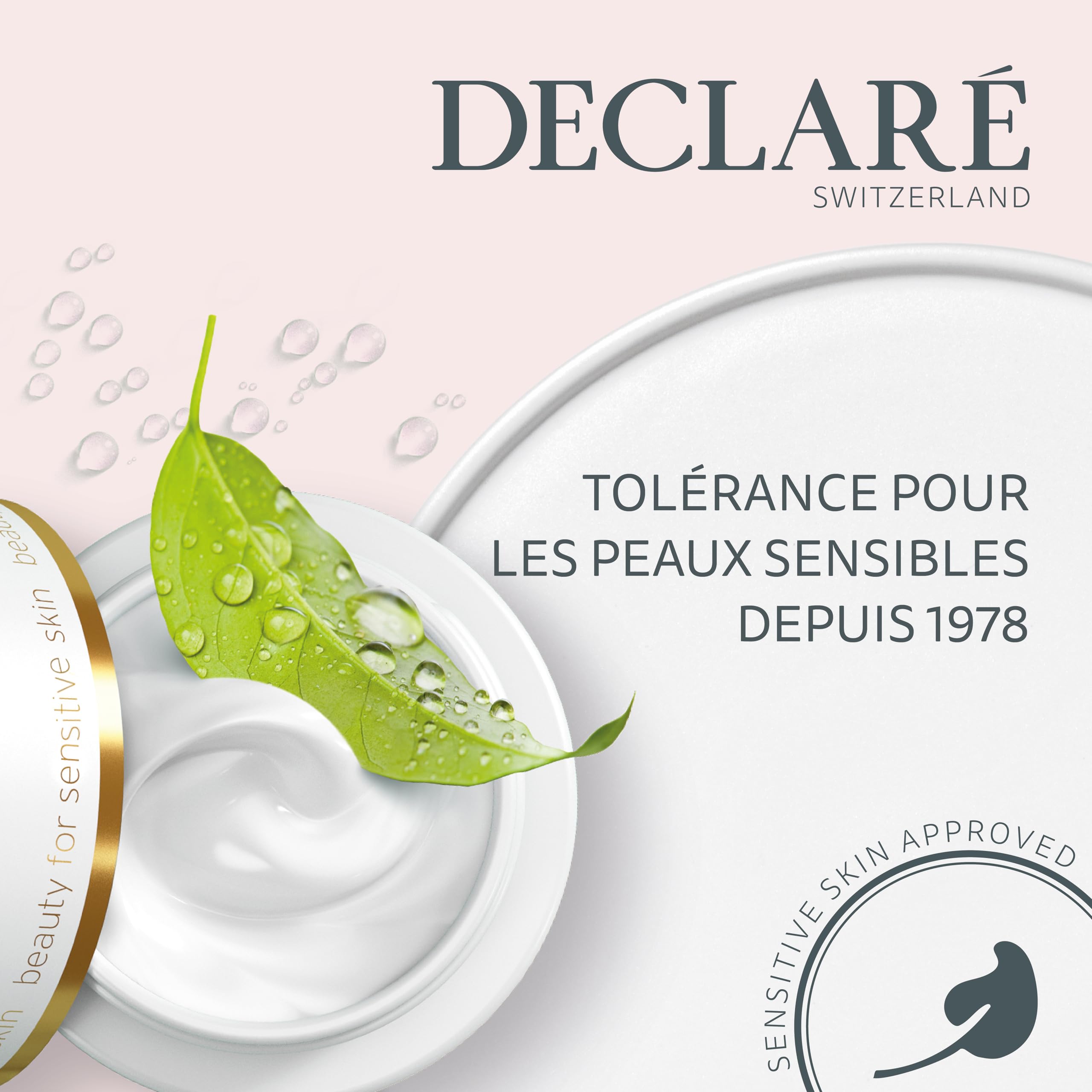 Declaré Ocean's Best 50 ml - Crème hydratante aux minéraux marins - pour tous types de peau - avec vitamine E, extrait d'algues et de jojoba et acide hyaluronique - Effet hydratant 24 heures