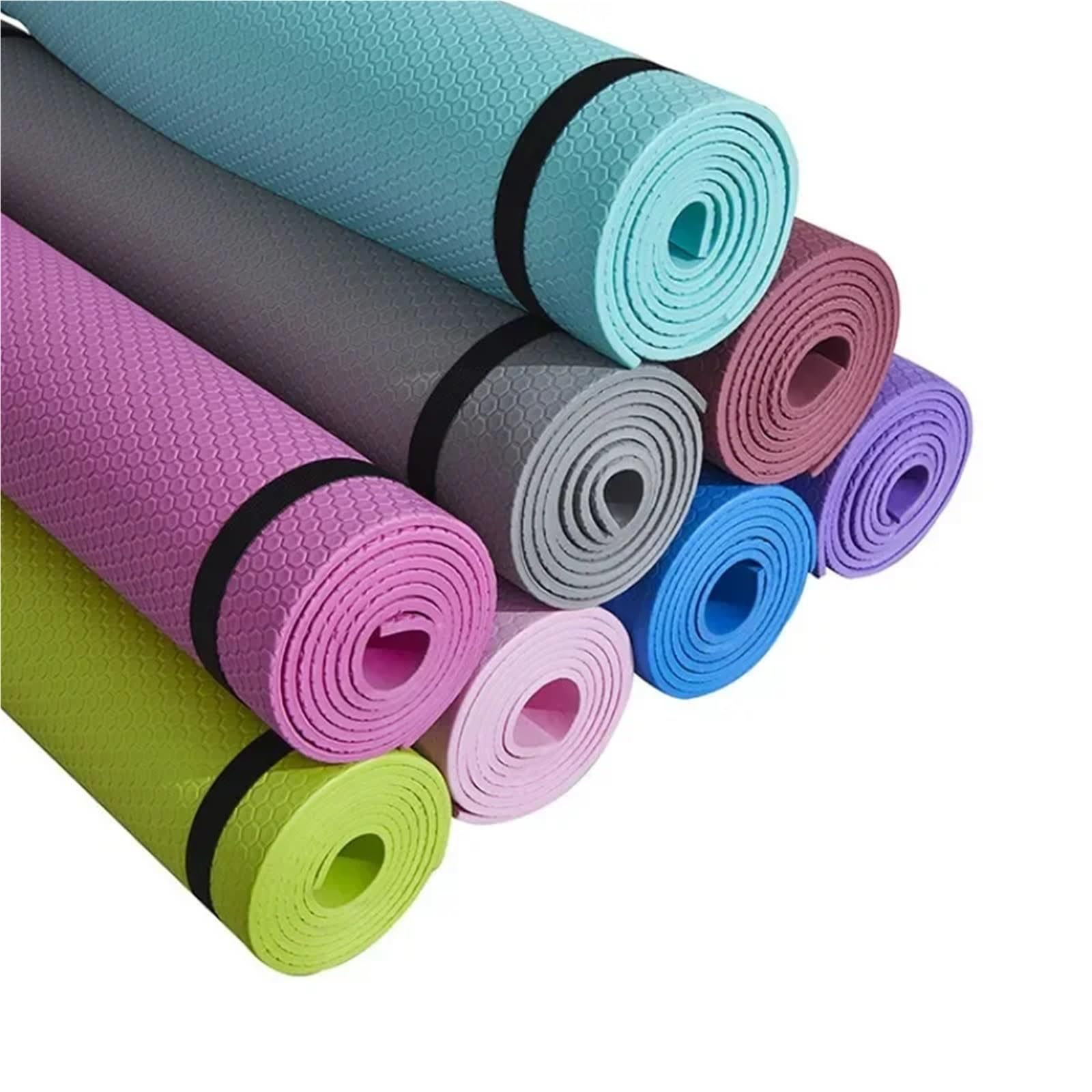 Tappetino Yoga Tappetino yoga spesso in EVA 3MM 6MM antiscivolo a prova di umidità esercizio fitness allenamento a casa pilates shock