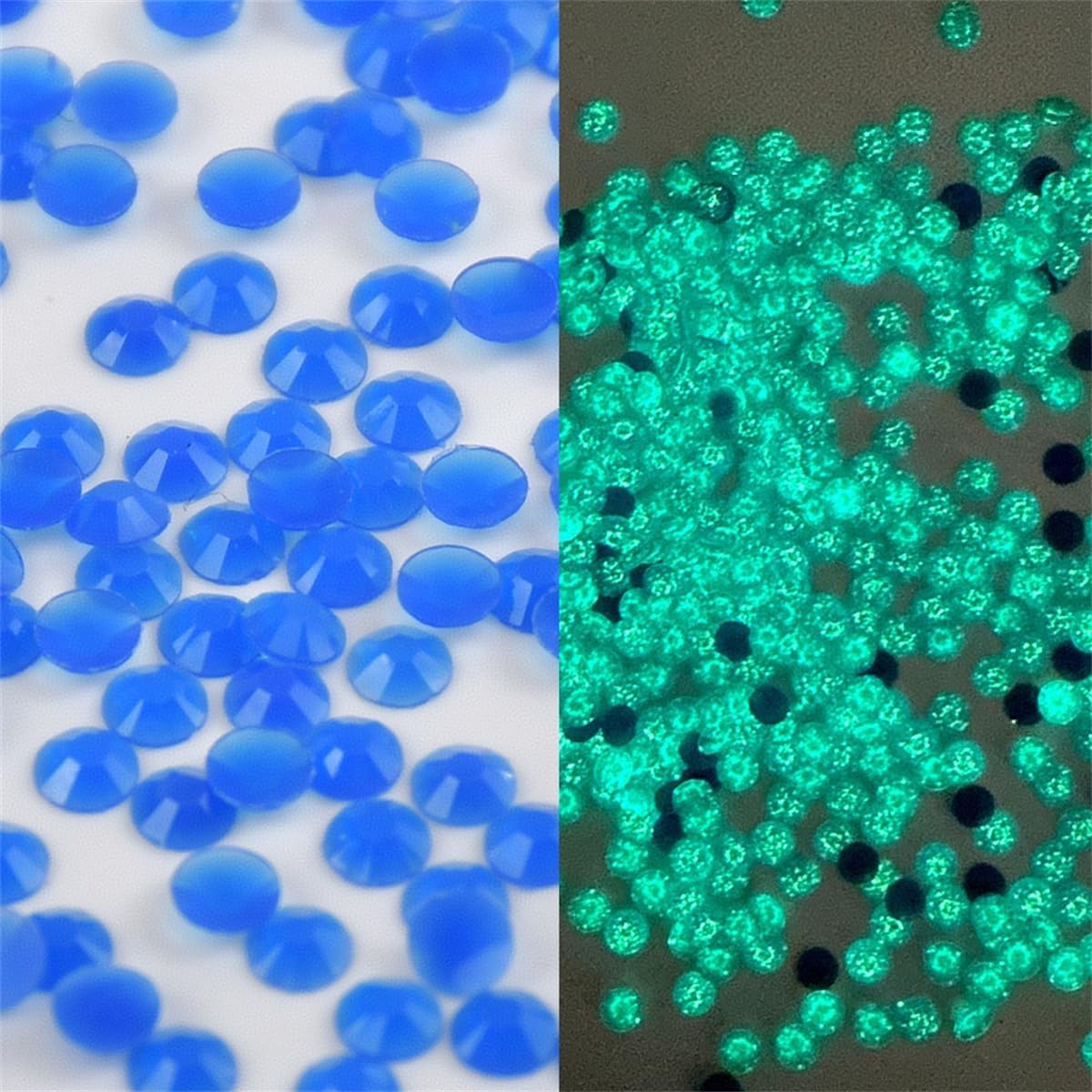 54000PCS Glow Diamond Luminous Beads at Night for Diamond Painting, 27 Colors Round Drills Rhinestones for Crafts, Bead Art or Nails Art, 2.8MM