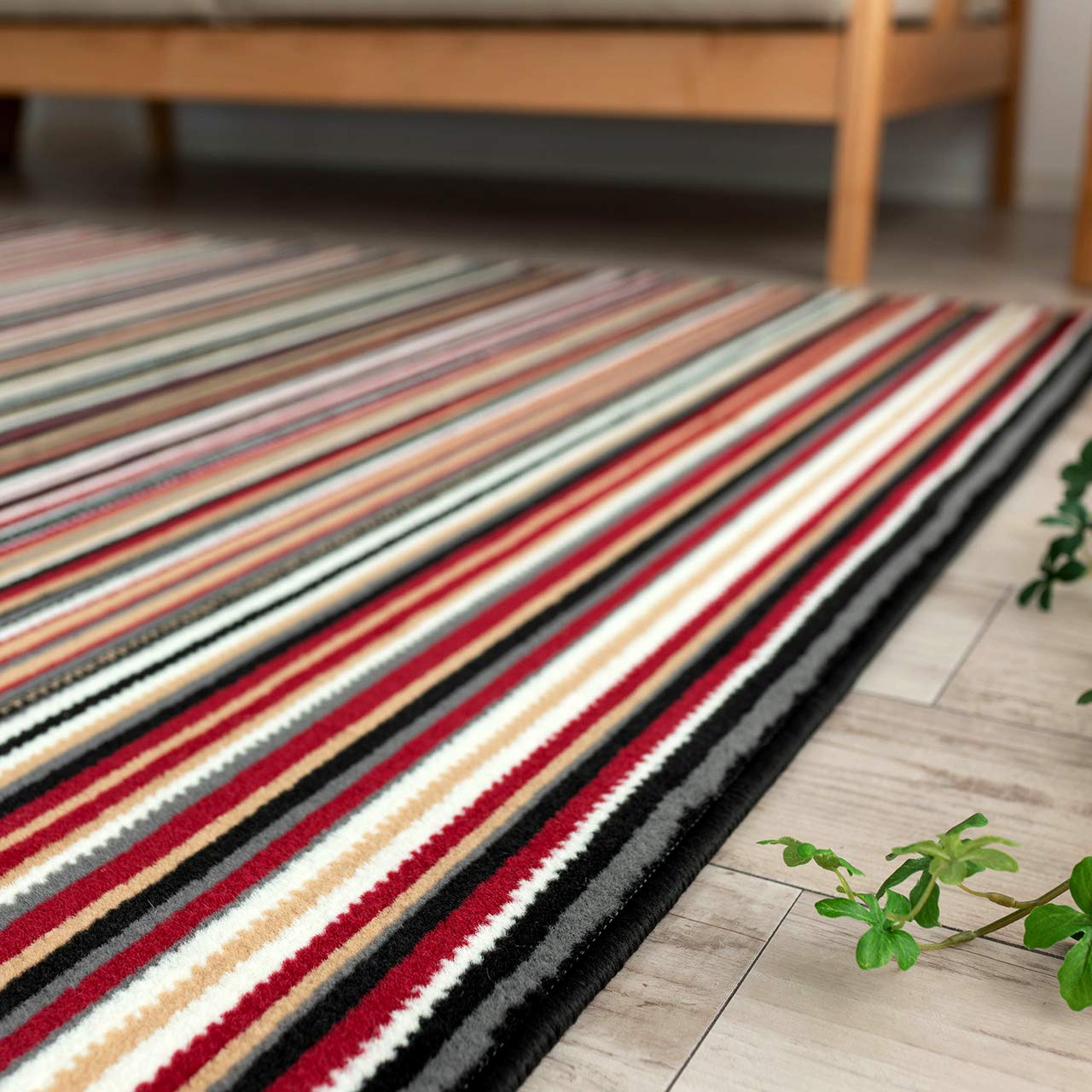 ストライプデザインラグ 約140x200cm ストライプデザインラグ 約140x200cm ラグ ラグマット 140×200cm