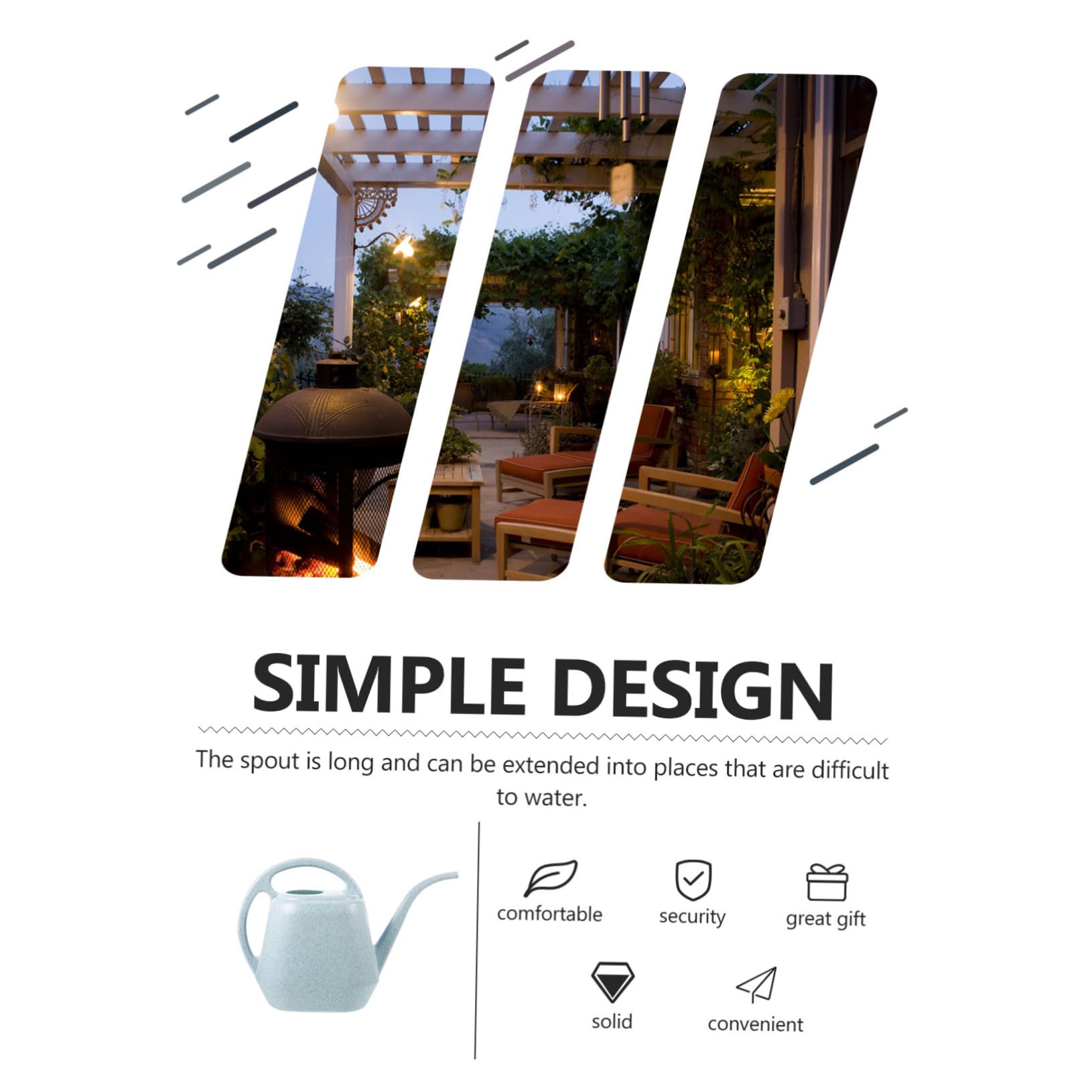 Yardwe 2pezzi Innaffiatoio Plastico Beccuccio Per Piante Succulente Leggero e Resistente Per Giardinaggio e Irrigazione Di Fiori Design Semplice e Funzionale Facile Da Usare e Maneggiare