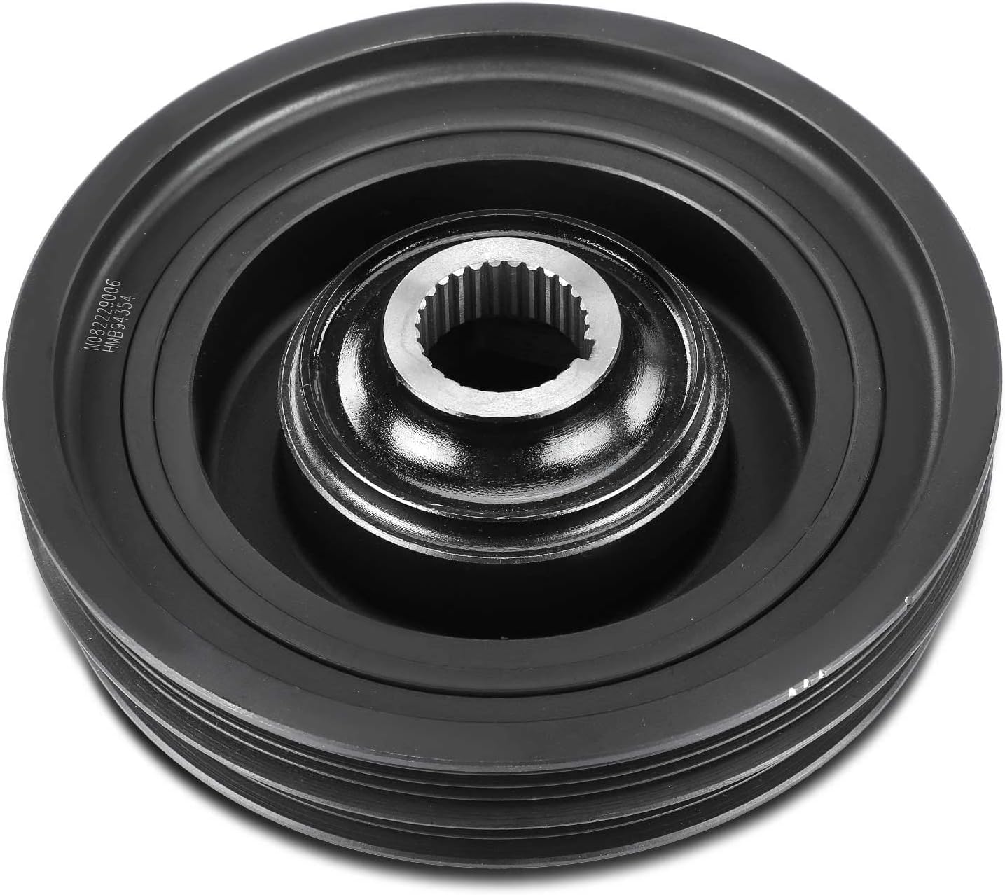 A-Premium Engine Harmonic Balancer Crankshaft Pulley Compatible with Honda CR-V CRV 1997 1998 1999 2000 2001 L4 2.0L, Replace# 13810P3F003