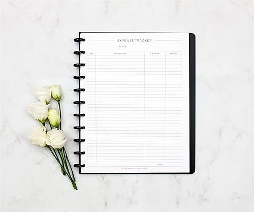 Miniatura 2 de BetterNote Finance Plan Refill for Discbound Notebooks, Bill, Account, Expense, Budget, Fits Levenger Circa, The Happy Planner, Arc Systems, TUL,