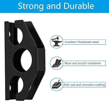 Resistance Band Wall Anchors, Wall Mount Workout Anchors, Wall Mounted Anchors for Resistance Bands, Space Saving Workout Hooks for Strength Training, Resistance Band Anchor Mount