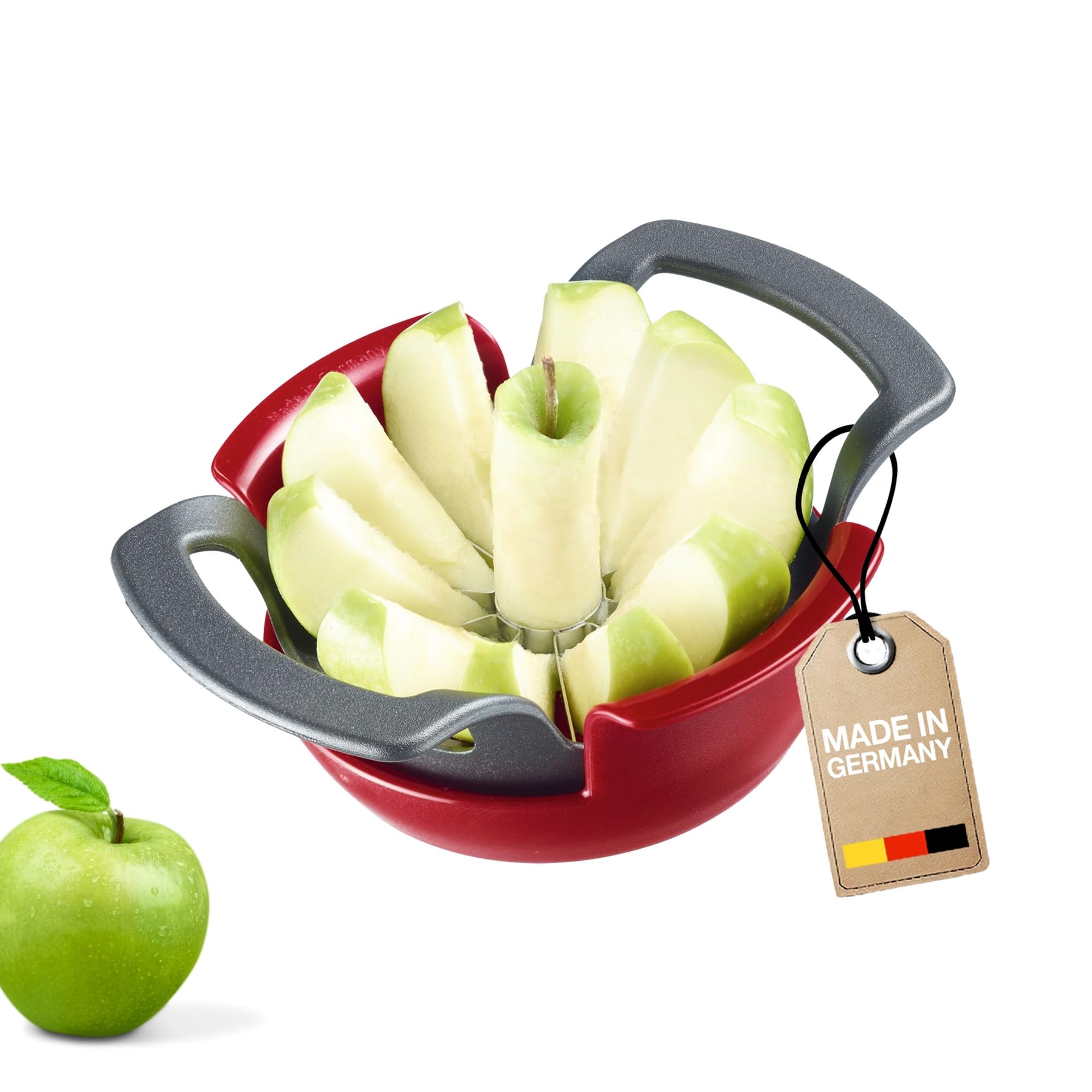 Westmark Apple Cutter Divisorex-Spezial Black Edition – Apple Corer for Apples & Pears – high-Quality Apple Cutter Aluminum – Anthracite