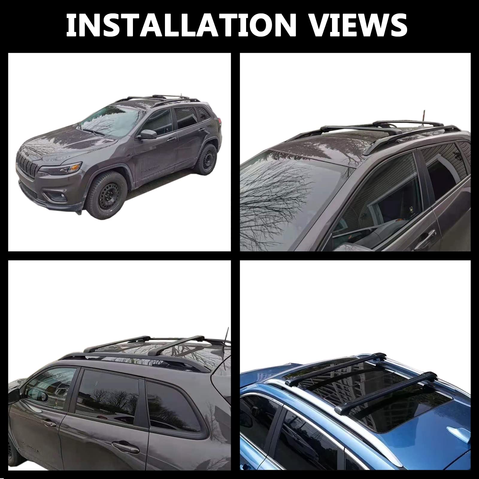 Barres De Toit Transversales TURTLE Pour Ford Escape 2013-2019 – Amovibles Et étanches