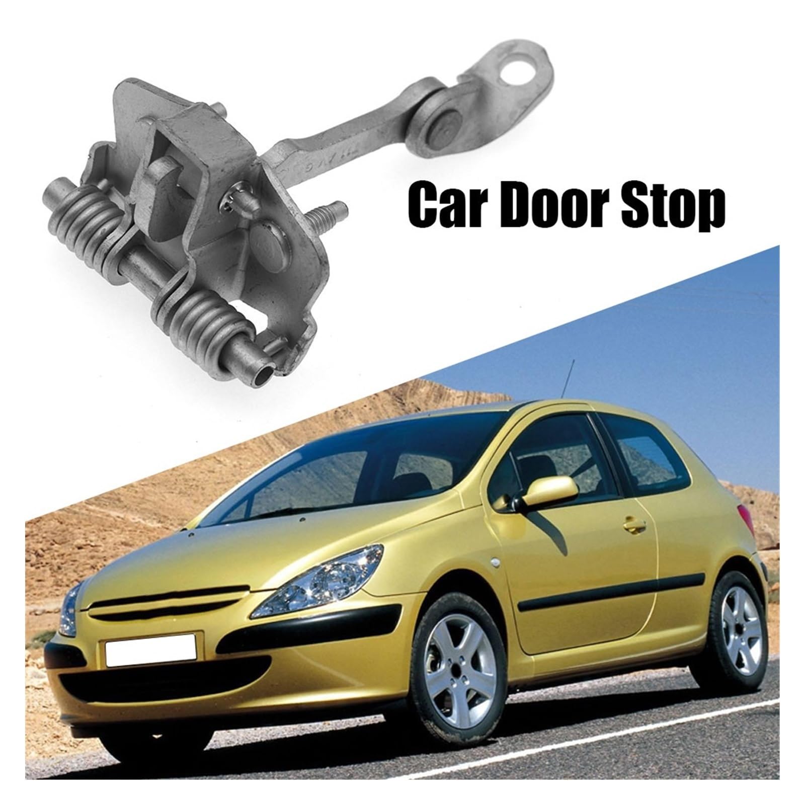 Tope de correa de retención de puerta de coche, bisagras limitadoras de posición de puerta delantera y trasera para Peugeot 206 207 - AliExprs 34