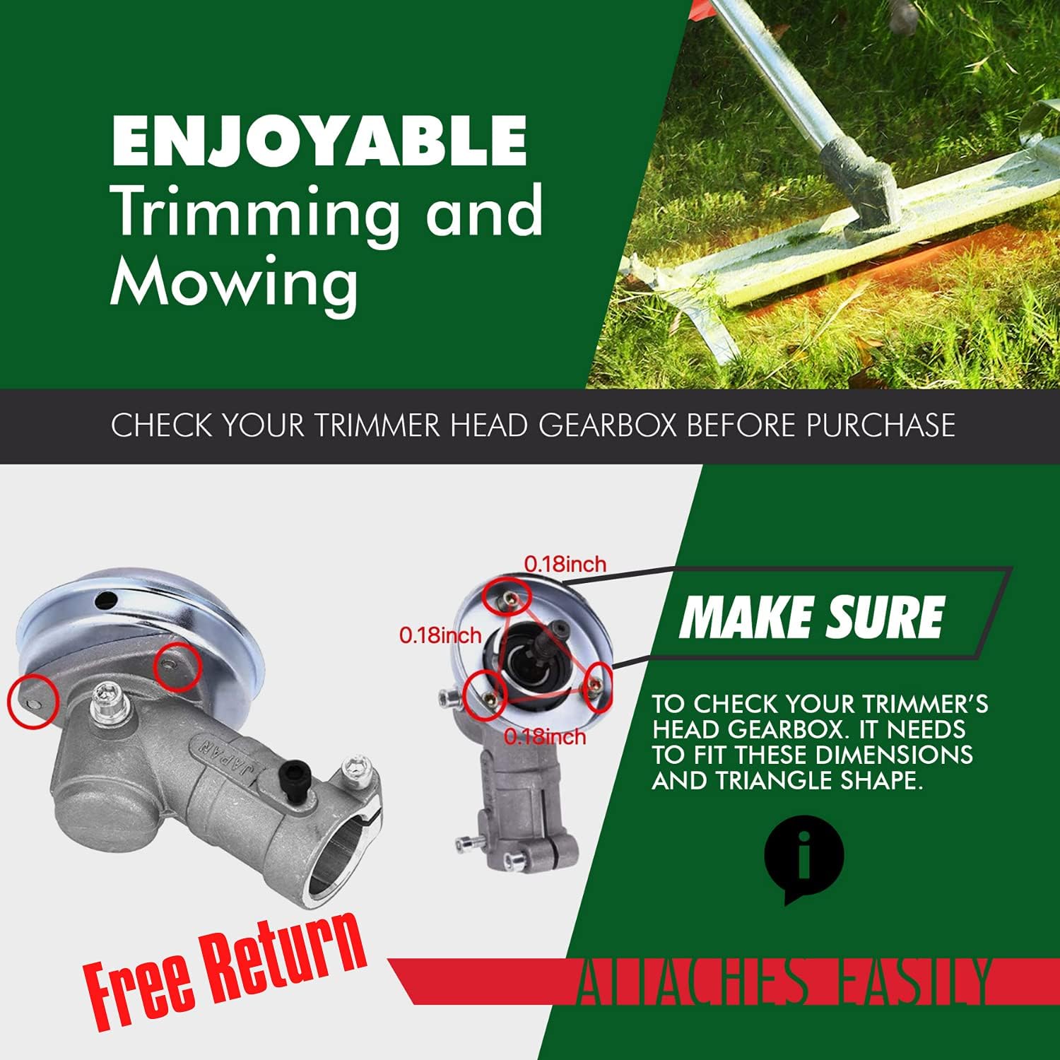 review Flamingo PTS Brush Cutter Blade Stand Push Lawn Mower | Walk Behind Edger Push Reel Mower That Converts Your Grass Trimmer Weed Eater String Trimmers Into Push Type Lawn Grass Cutter