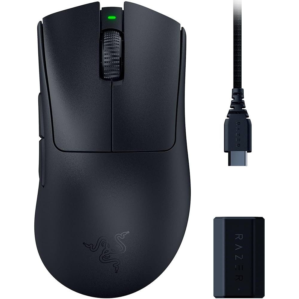 Razer DeathAdder V3 Pro Faker 8kドングルセット Razer DeathAdder V3 Pro HyperPolling bezprzewodowy adapter