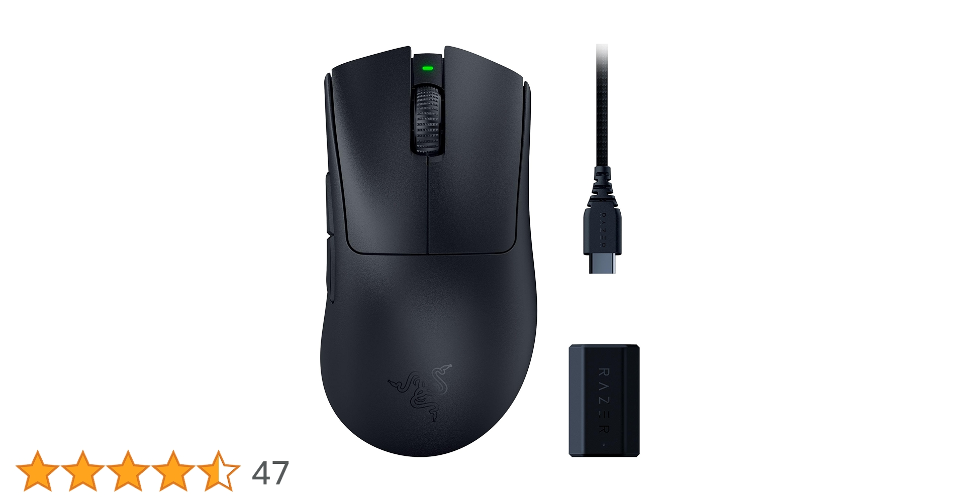 Razer DeathAdder V3pro hyperspeed➕8Kドングル Razerのゲーミングマウス「DeathAdder V3 Pro」と8Kポーリング
