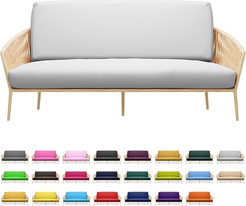 MoNiBloom Funda elástica para futón individual, sin brazos, funda para sofá sin brazos, protector de muebles, funda lavable con cremallera para