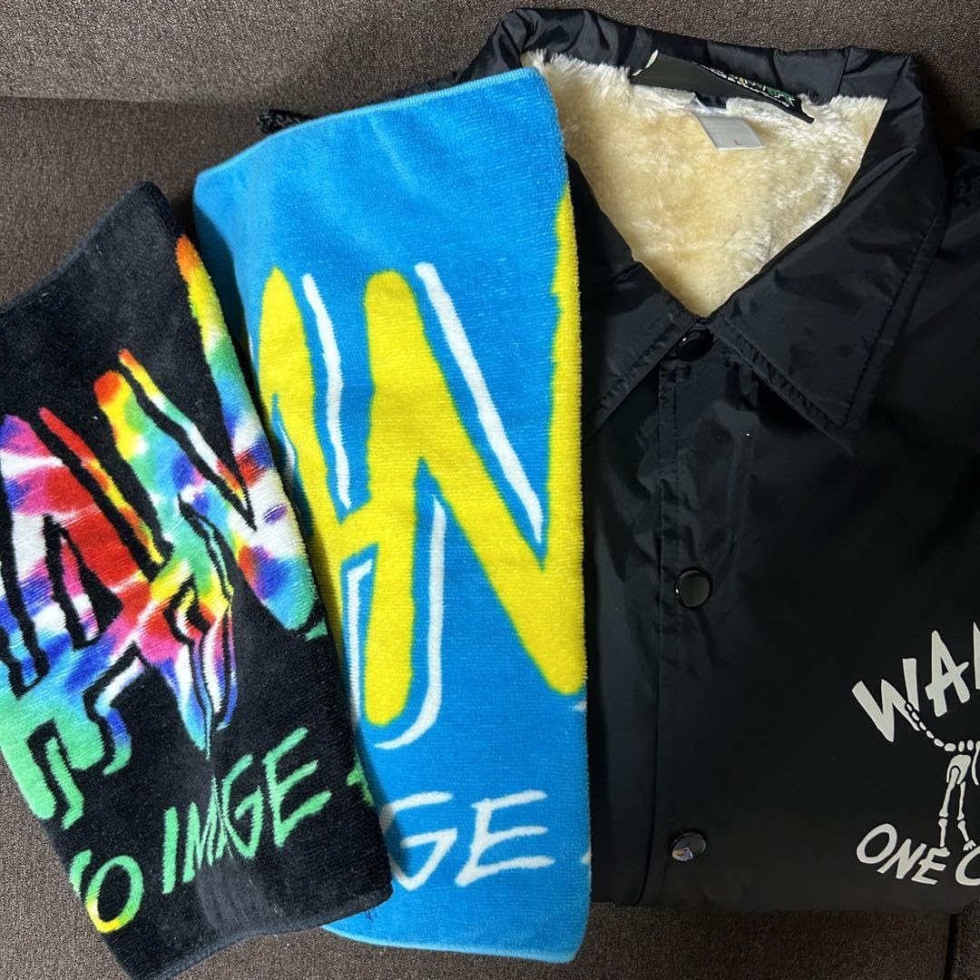 Amazon.co.jp: WANIMA ワニマ ジャケット Lサイズ タオル まとめ売り 