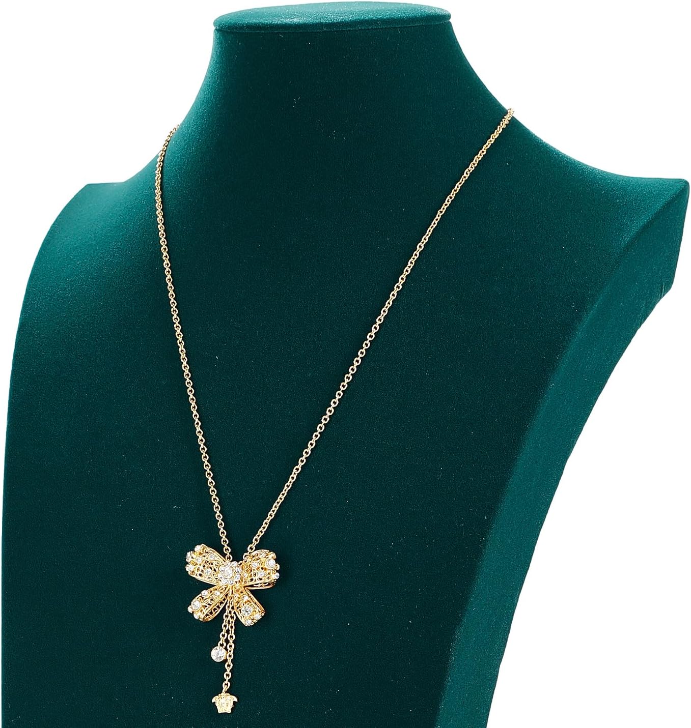 Oirlv Velvet Necklace Chain Jewelry Bust Display Holder Stand Jewelry Display Necklace Mannequin(Large)