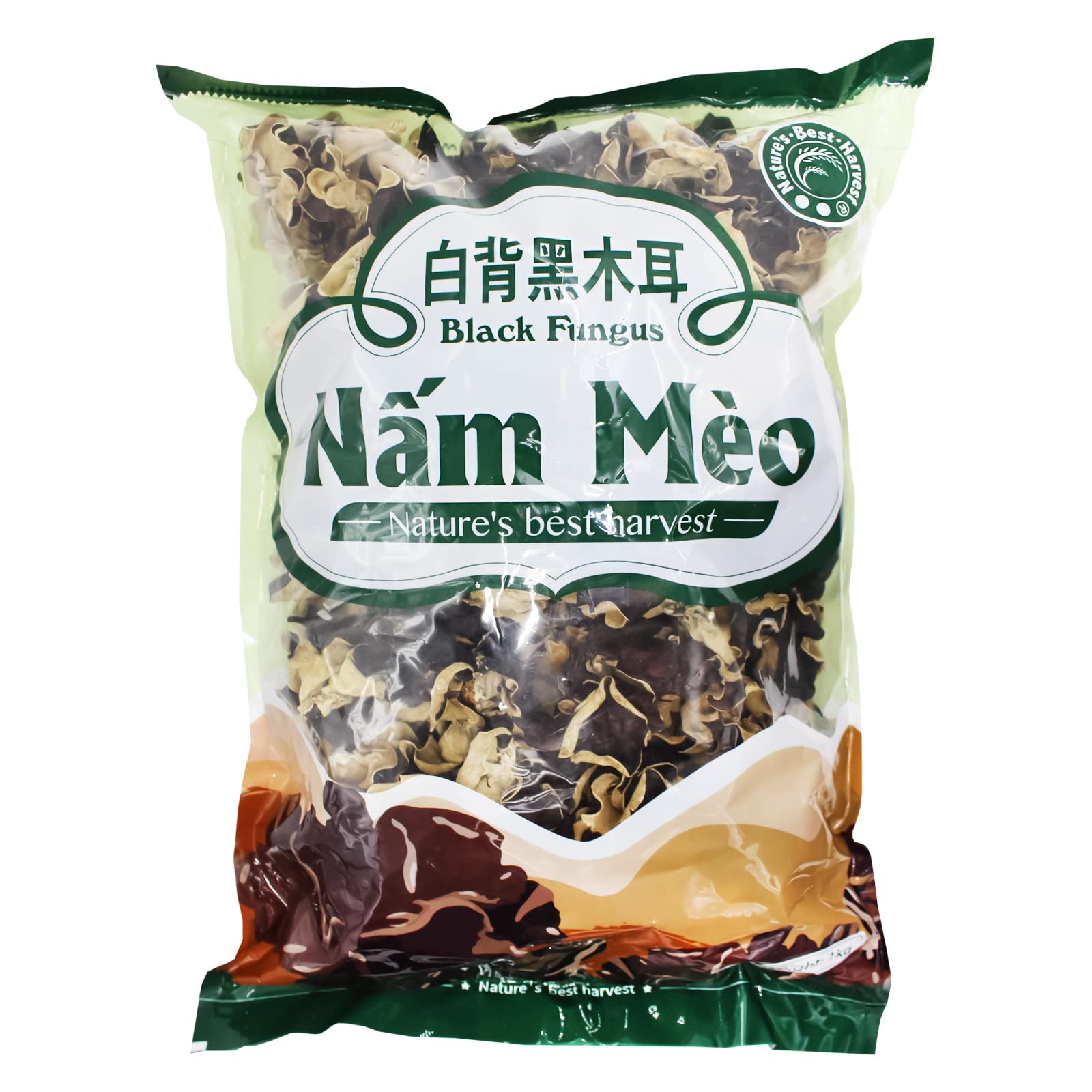 HK Getrocknete Black Fungus Vietnamesische Mu Erh Morcheln Pilze getrocknet 1kg
