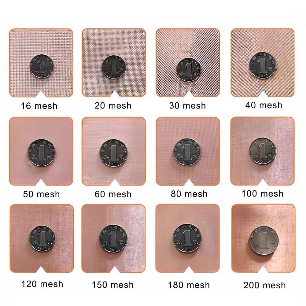 Malla De Cobre Puro Al 99,9 %, Malla Tejida De Alambre Inoxidable De 10-350 Mallas, Para Manualidades, Protección De Ventanas, Jaula De Faraday, Uso En Laboratorio Y Blindaje EMI. -(300 mesh)