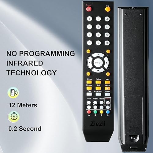 Miniatura 4 de 8142026670003C Reemplazo de control remoto compatible con todos los controles remotos de TV Sceptre