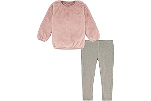 Juicy Couture Pet Girls 2 Piece Faux Fur and Legging Set