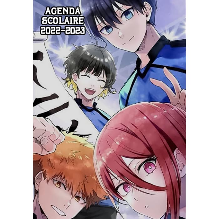 Buy Agenda Scolaire 2022 2023 Anime Manga Journalier Planificateur 22