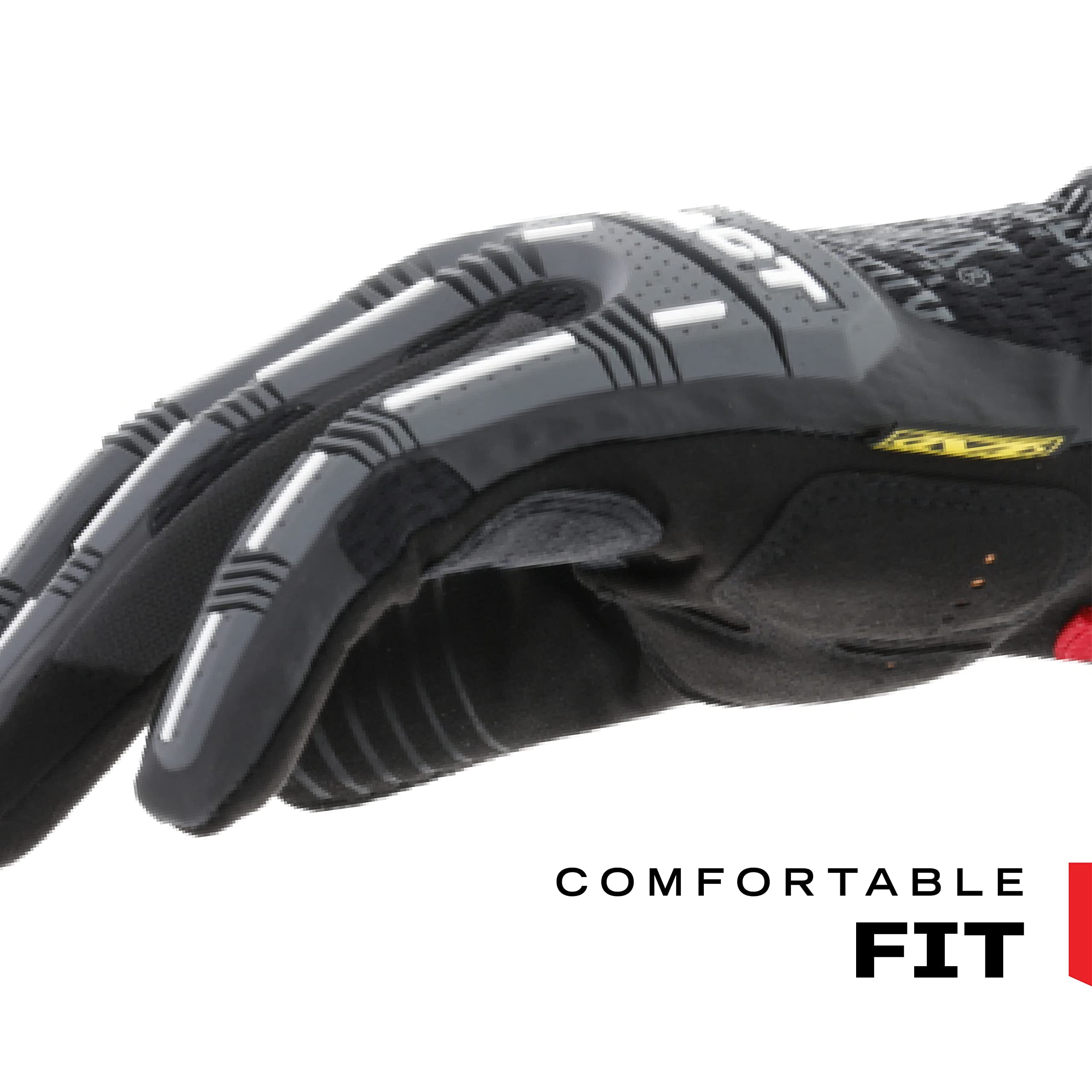 Mechanix Wear - M-Pact Open Cuff Work Gants (Large, Noir/Gris)