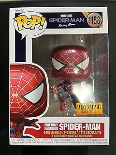 Funko POP! Marvel Friendly Spider-Man No Way Home #1158 Exclusive, Metallic