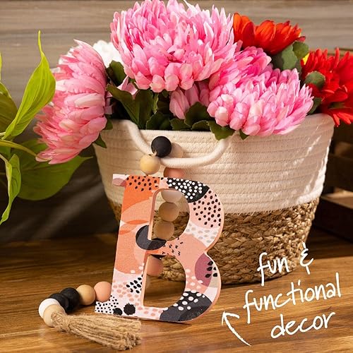 Miniatura 6 de Plaid Letra de madera sin terminar, superficie de madera de 5 pulgadas, perfecta para proyectos de manualidades y manualidades, 63571, 5 pulgadas