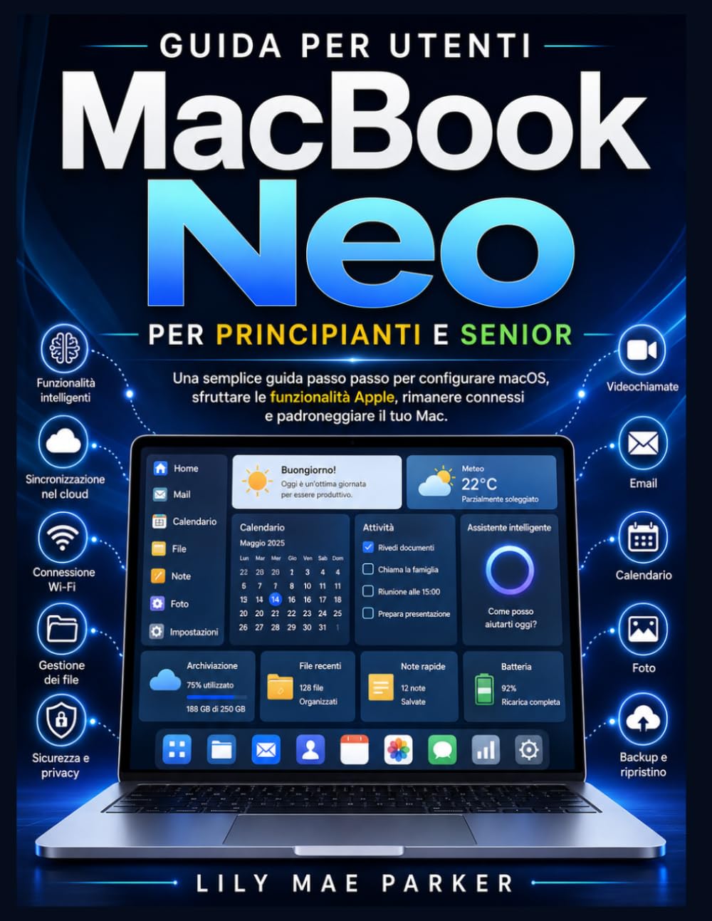 Guida per utenti MacBook Neo, per principianti e senior: Una semplice guida passo passo per configurare macOS, sfruttare le funzionalità Apple, rimanere connessi e padroneggiare il tuo Mac.