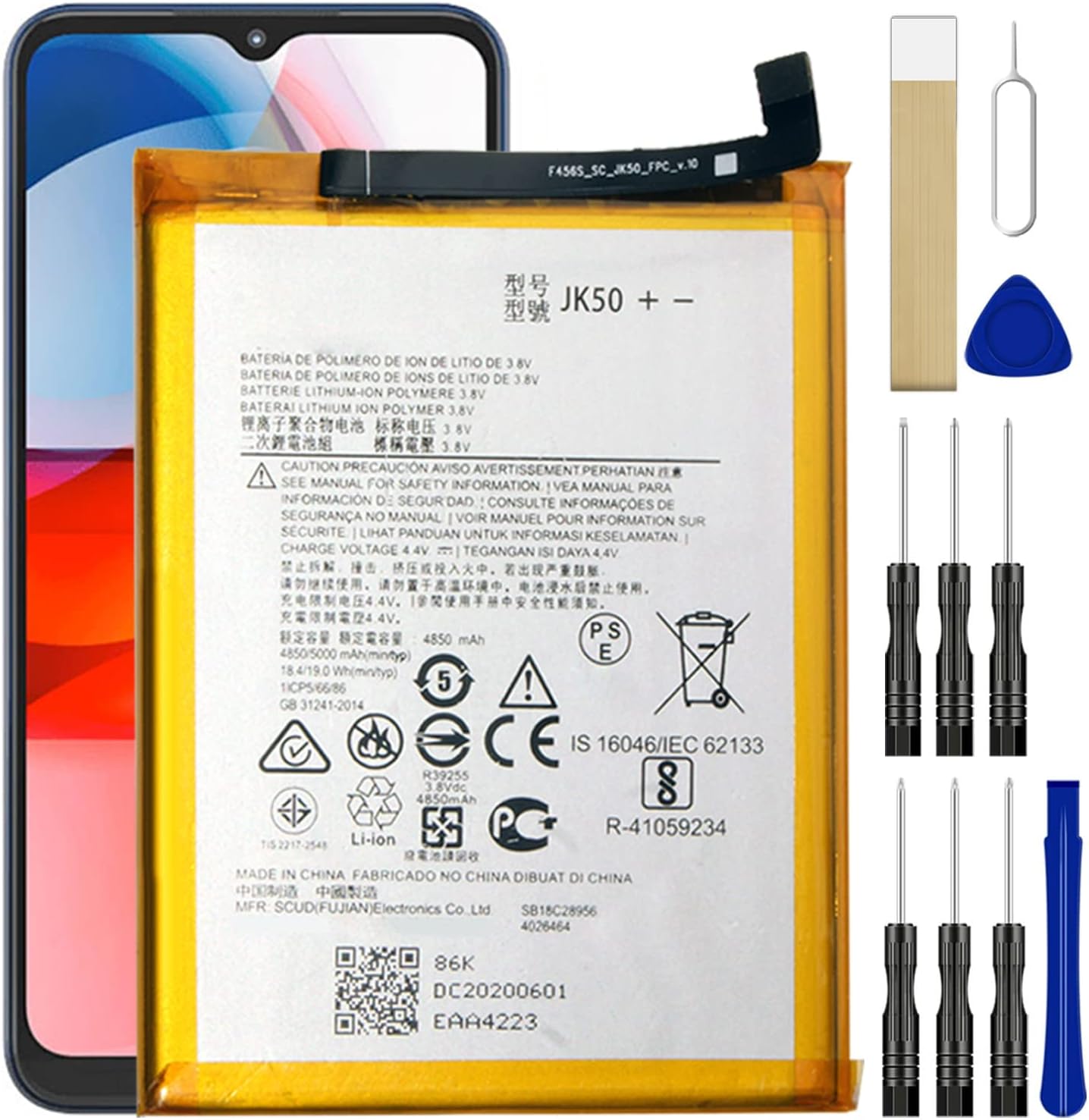Replacement Battery JK50 [Upgraded] for Motorola Moto G