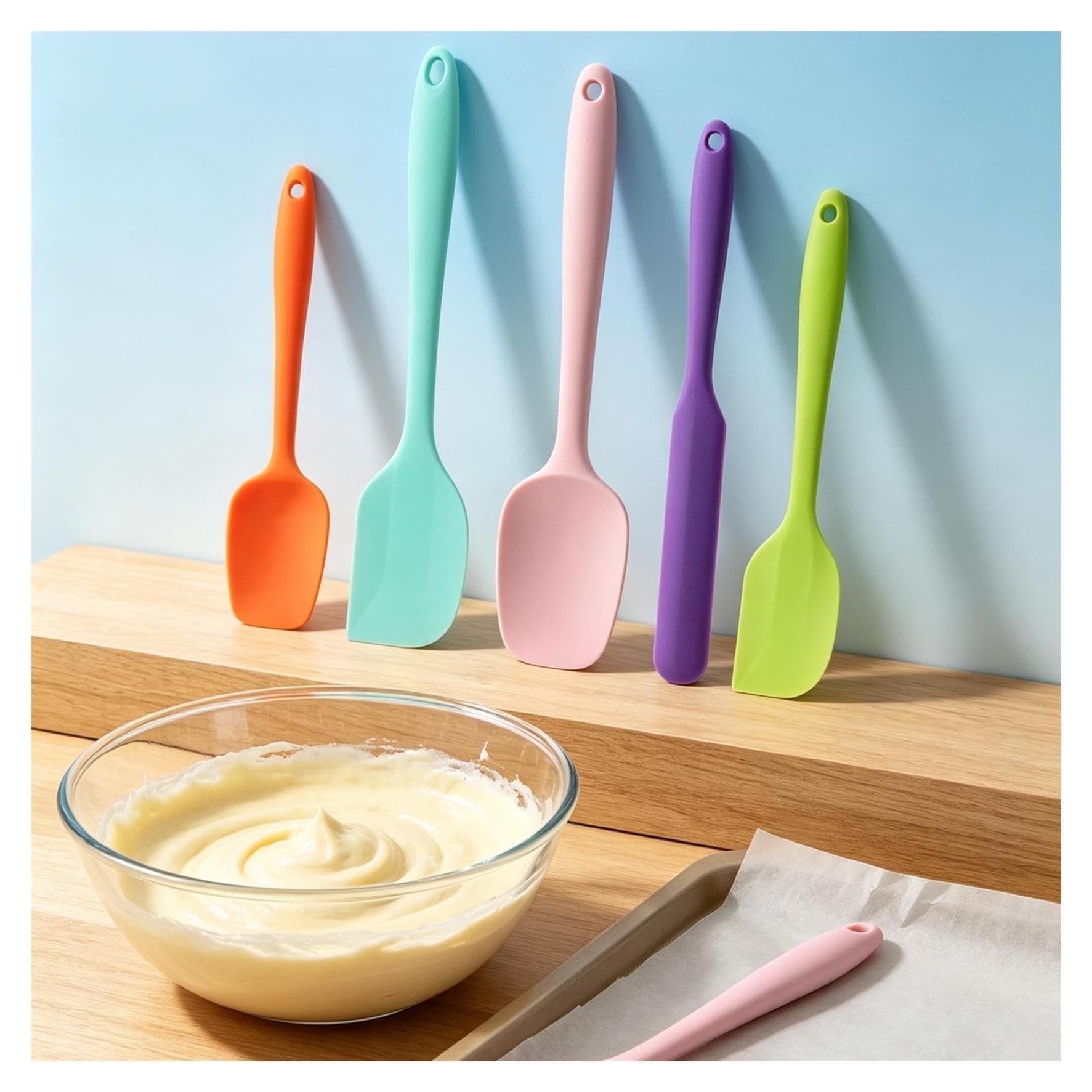 1set Silicone Spatula Per Cucina