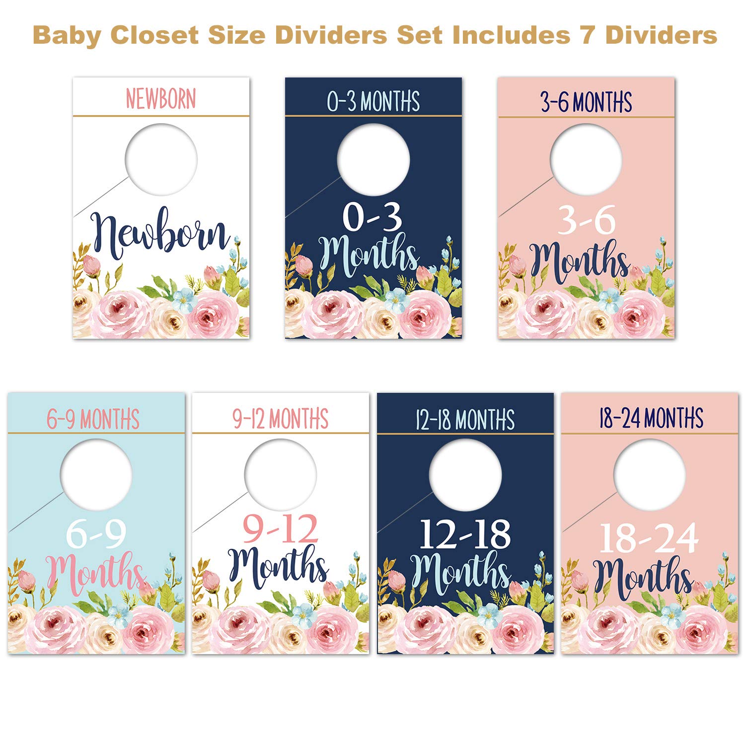Amazon.com : Baby Closet Size Dividers, Floral Baby Closet Organizer for Girl, Newborn Nursery Wardrobe Divider Hangers to Arrange Clothes with Separator by Size or Age, Baby Shower, 0-24 Months. : Baby amazon-com-baby-closet-size-dividers-floral-baby-closet-organizer-for-girl-newborn-nursery-wardrobe-divider-hangers-to-arrange-clothes-with-separator-by-size-or-age-baby-shower-0-24-months-baby