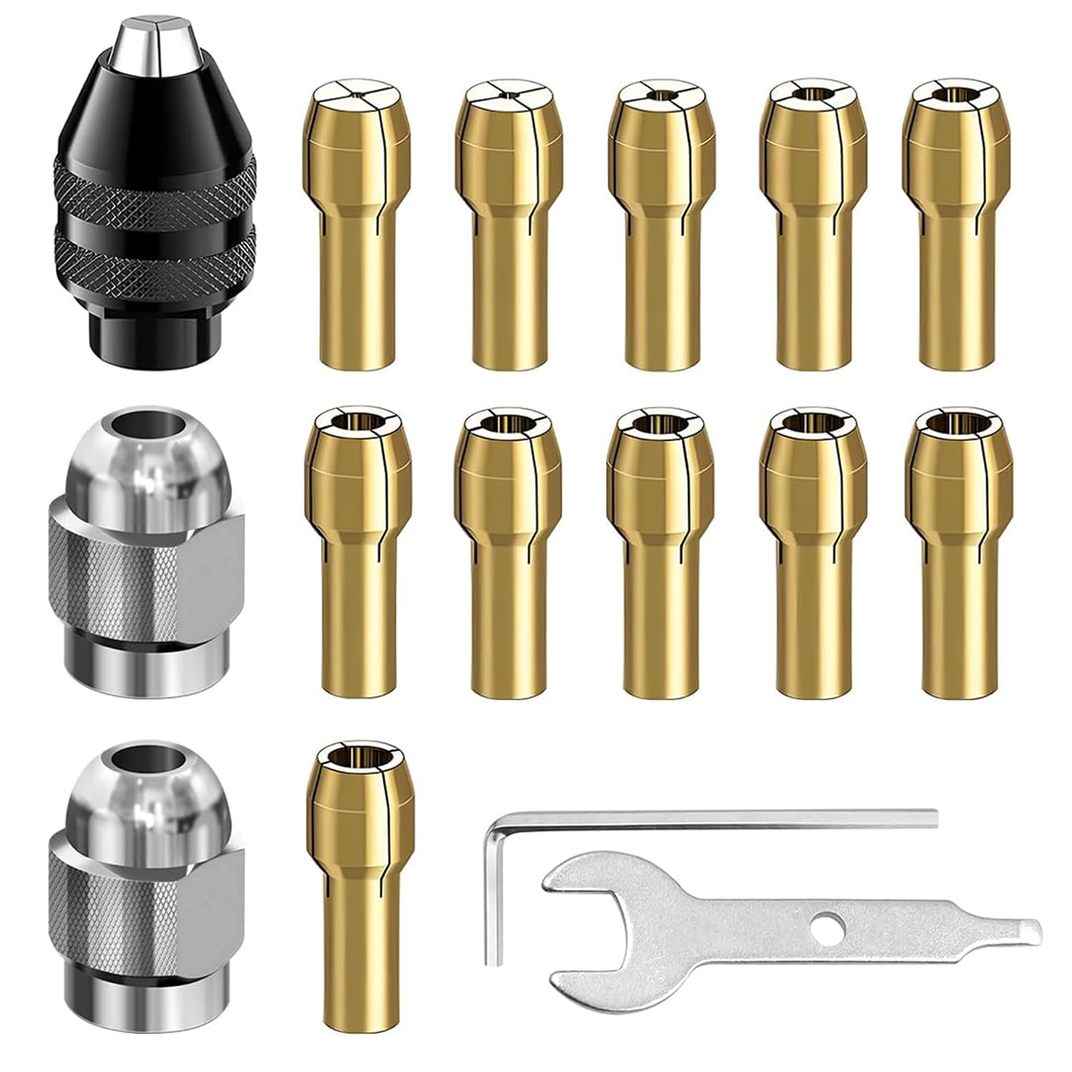 Drill Chuck Collet Set - Quick Change Adapter -1 Drill Chuck Collet Set - Quick Change Adapter -1
